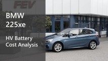 BMW 225xe - HV Battery Cost Analysis