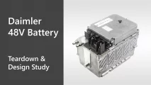 Daimler 48V Battery - Teardown & Design Study