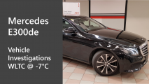 Mercedes E300de - Vehicle Investigations (Cold Ambient WLTC @ -7°C)