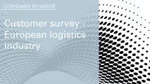 Customer survey - European logistics industry