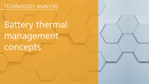 Battery thermal management concepts