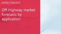 Off-highway market forecasts by application