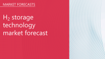 H₂ storage technology market forecast