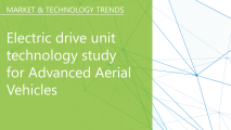 Electric drive unit technology study for Advanced Aerial Vehicles
