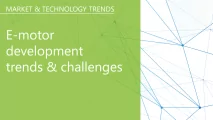 E-motor development trends & challenges