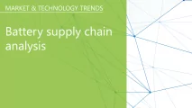 Battery supply chain analysis